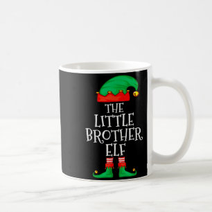 Elf Family Christmas Little Brother Elf Sweater Me Coffee Mug