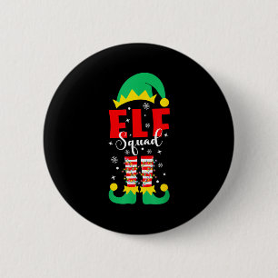 Elf Family Christmas Matching Pajamas Funny Xmas E 2 Inch Round Button