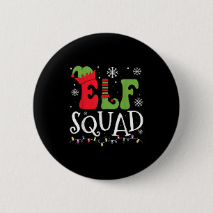 Elf Family Christmas Matching Pajamas Funny Xmas E 2 Inch Round Button