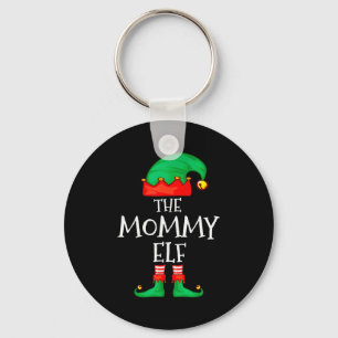 Elf Family Christmas Mommy Mom Mother Mama Elf Swe Keychain