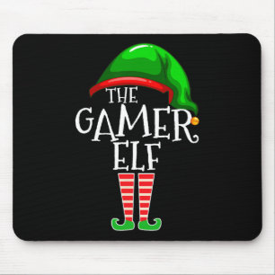 Elf Family Matching Group Christmas Gift Video Gam Mouse Pad