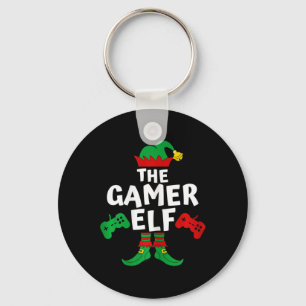 Elf Family Matching Shirts Christmas Gifts Video G Keychain