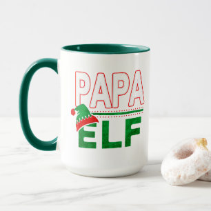 Elf Family   Papa Elf Christmas Holiday #TeamElf Mug
