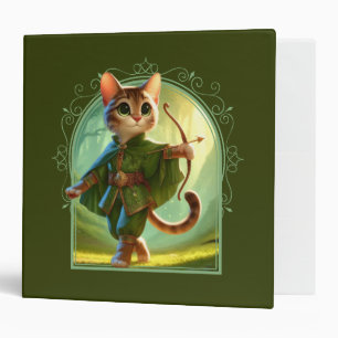 Elf Feline Fantasy Adventure Binder