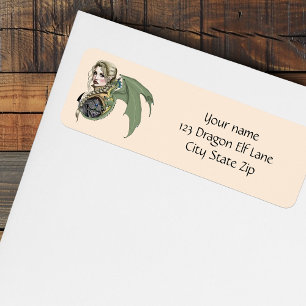 Elf Femme Dragon Imaginaire