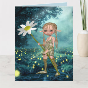 ELF FIREFLIES FOREST FIREFLIES Carte de voeux ANNI