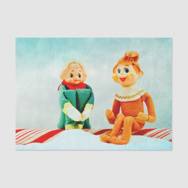 Elf First Date Tissue Paper (Front)