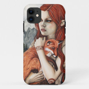 Elf Fox Nature Fantasy Art Phone Case