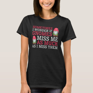 Elf Garden And Gnome Gardening T-Shirt