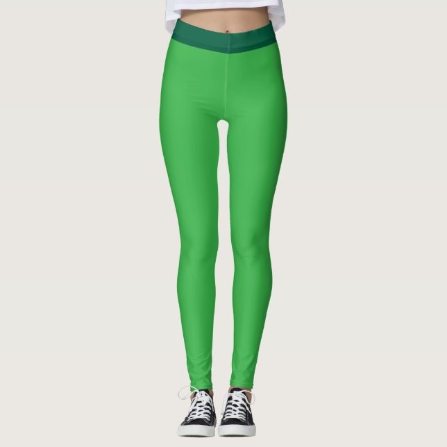 “ELF GREEN" - ACTIVEWEAR LEGGINGS (Devant)