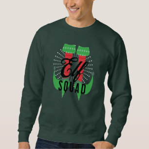 Elf Heels Squad Christmas Holiday Party   Sweatshirt