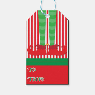 Elf Holiday Gift Tags