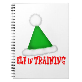 elf in training notebook