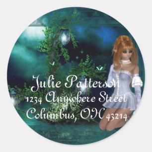 Elf Island Imaginaire Adresse de retour Étiquettes