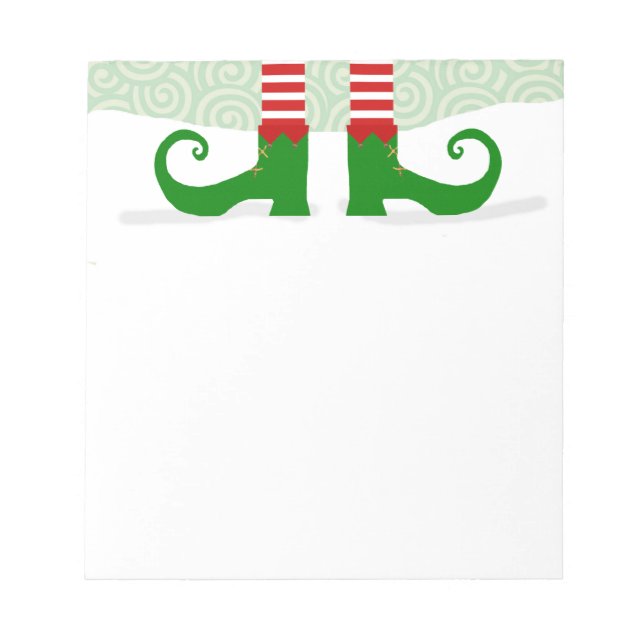 Elf Legs Notepad (Front)