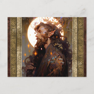 Elf Man Fantasy Art Postcard