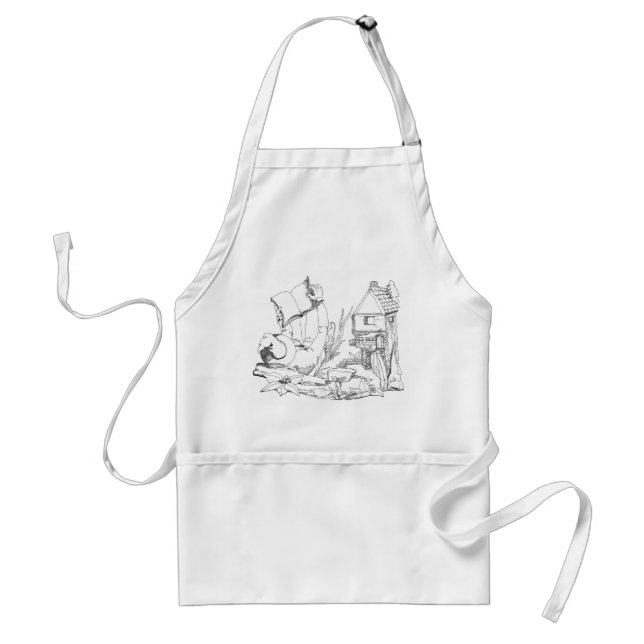 Elf Manor and Elf Unique Designed House Standard Apron (Front)