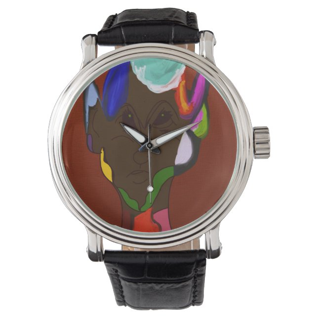 Elf Map Art  Watch (Front)