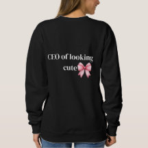 elf Obsessed Coquette Sweatshirt - Aesthetic Graph