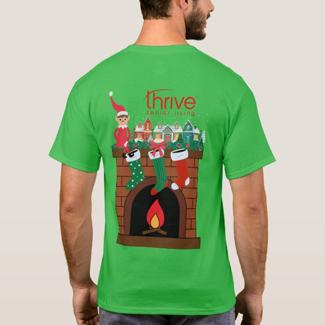 Elf on the Mantel Thrive TShirt (Back)