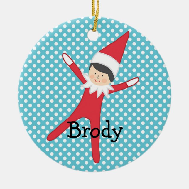 Elf on the Ornament Personalized (Front)