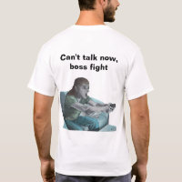 Elf Playing Video Game Fantasy Art T-Shirt