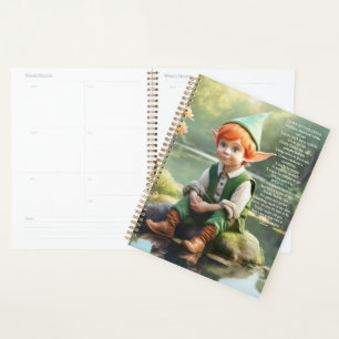 Elf Poem Calendar Planner