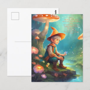 Elf Poem Postcard