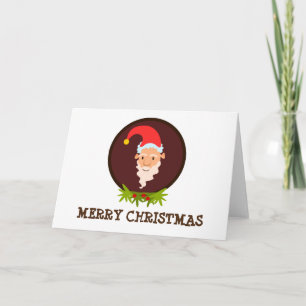 Elf Portrait Christmas Greeting Card