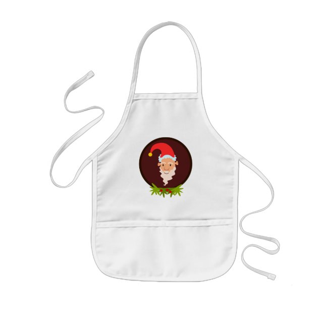 Elf Portrait Kids Apron (Front)