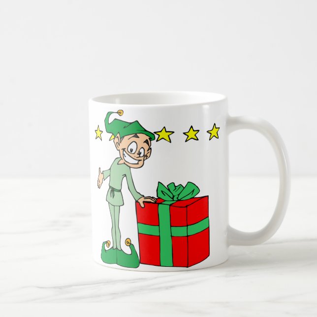 Elf Presents Gift Coffee Mug (Right)