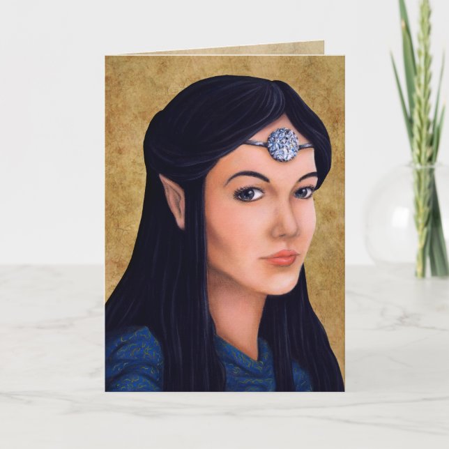 Elf Princess Holiday Card (Front)