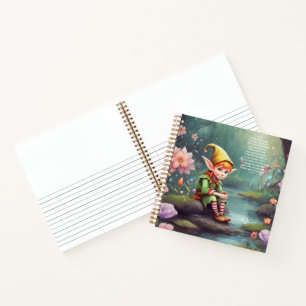 Elf Rain Hardcover Notebook