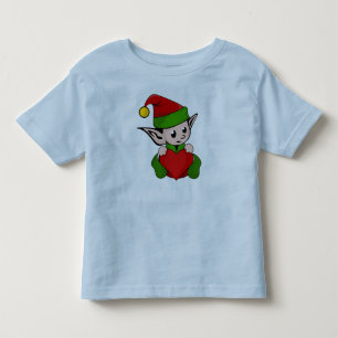 Elf red heart toddler t-shirt
