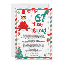 Elf Return Letter Christmas 6 7 meme trend Im Back