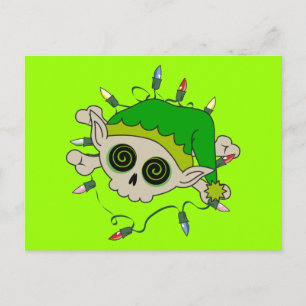 Elf Skull Postcard
