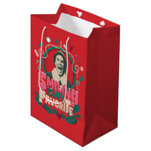 Elf - Smiling is My Favorite Medium Gift Bag