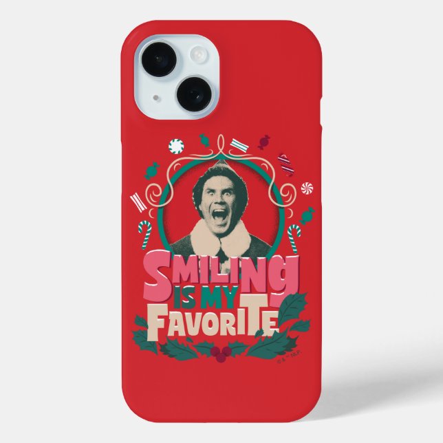 Elf - Smiling is My Favourite Case-Mate iPhone Case (Back)