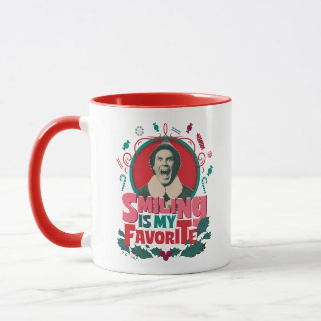 Elf - Smiling is My Favourite Mug (Left)