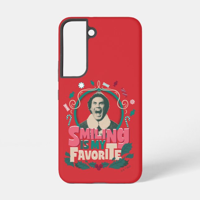 Elf - Smiling is My Favourite Samsung Galaxy S22 Case (Back)