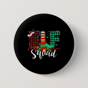 Elf Squad Christmas Family Group Matching Santa Xm 2 Inch Round Button