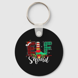 Elf Squad Christmas Family Group Matching Santa Xm Keychain