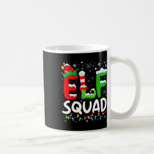 Elf Squad Christmas Family Matching Xmas Elf Pajam Coffee Mug
