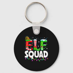 Elf Squad Christmas Family Matching Xmas Pajamas  Keychain