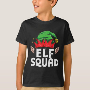 Elf Squad Christmas Funny Elves Family Matching Py T-Shirt
