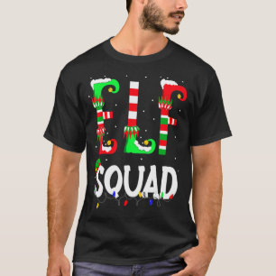 Elf Squad   Family Christmas Matching Pyjamas Xmas T-Shirt