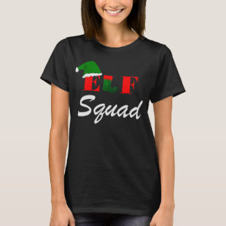 Elf Squad Family Matching Christmas Costume funny T-Shirt