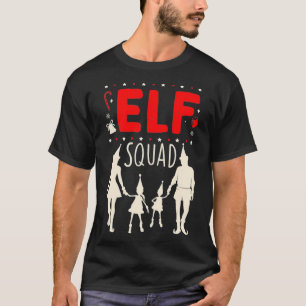 Elf Squad  Funny Christmas Family Elves  Xmas  T-Shirt
