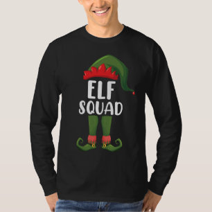 Elf Squad Funny Family Matching Christmas T-Shirt