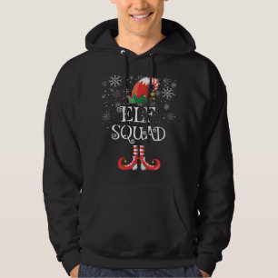 Elf Squad Gift Funny Family Matching Christmas Hoodie